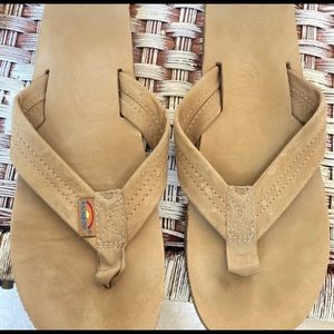 Women’s Thick Strap Rainbow Flip-Flops